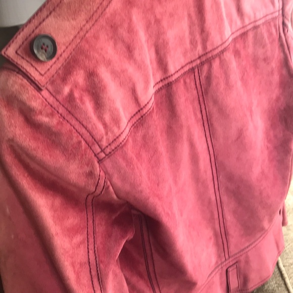 RARE* ❤️Gucci Women’s Pink Suede Jacket Sz:US / M - Picture 6 of 8